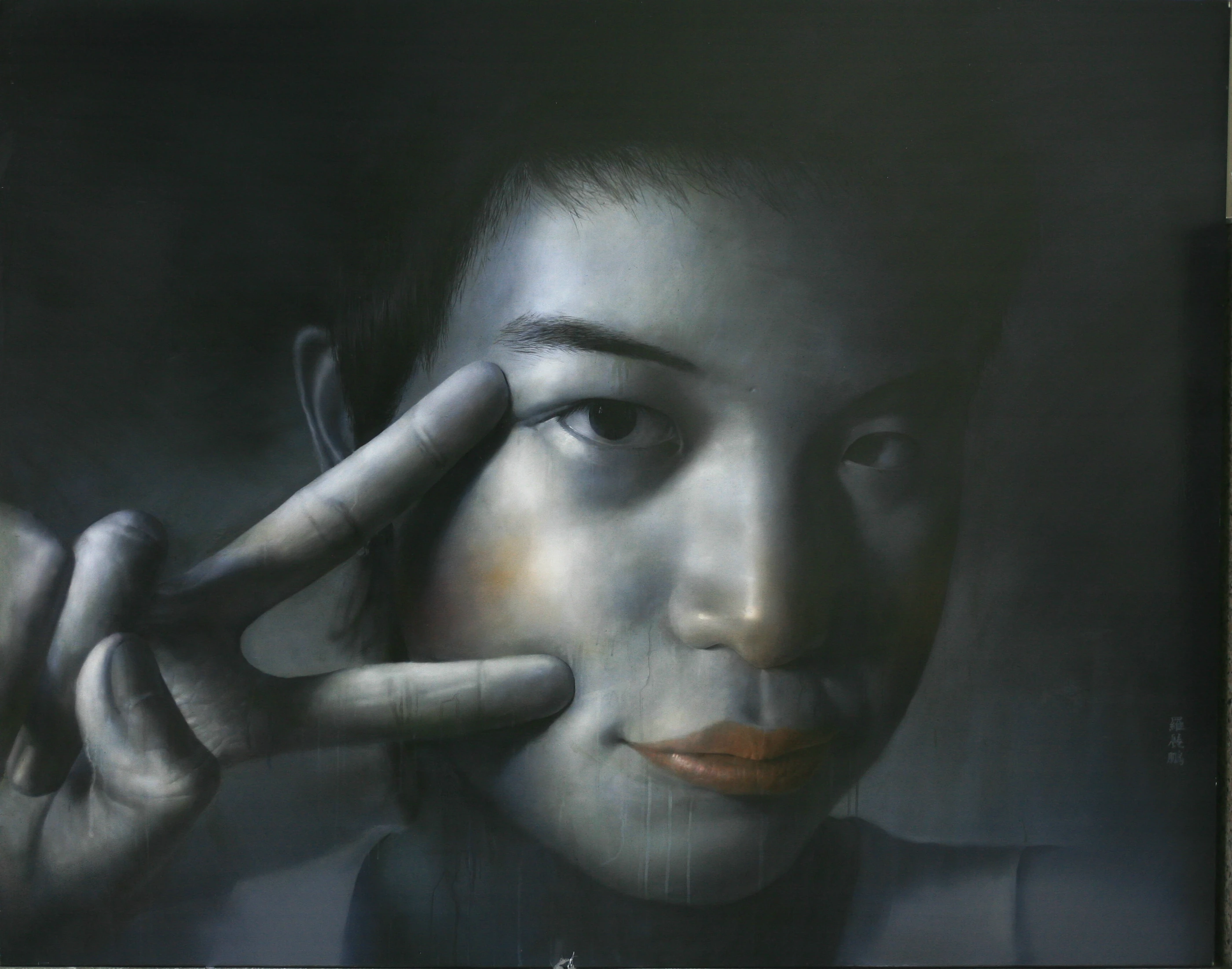 Journal of Strawberry Generation1 by Lo Chan Peng, Oil on canvas, 2007, 162 × 130 cm