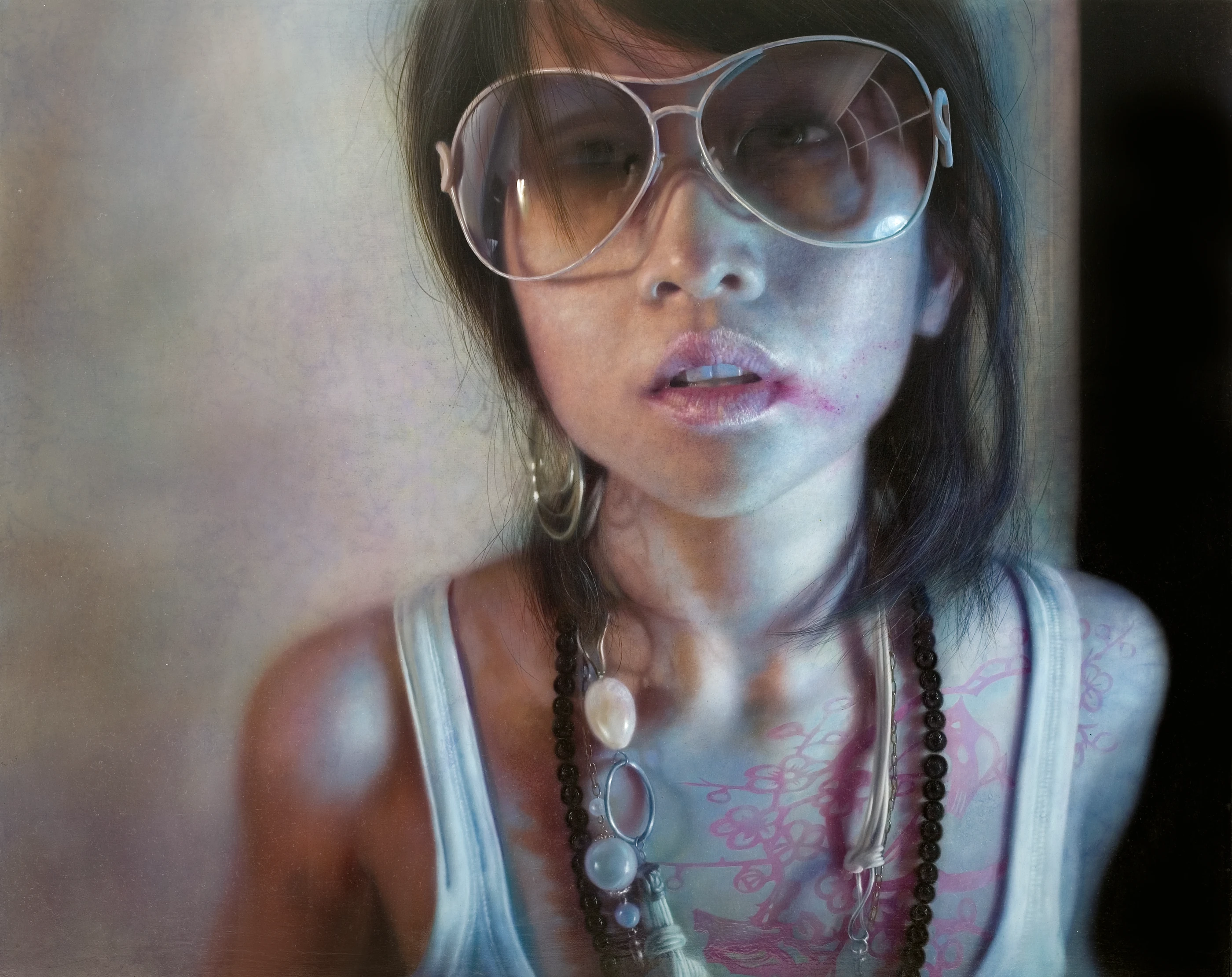 Journal of Strawberry Generation23 by Lo Chan Peng, Oil on canvas, 2009, 91 × 72.5 cm