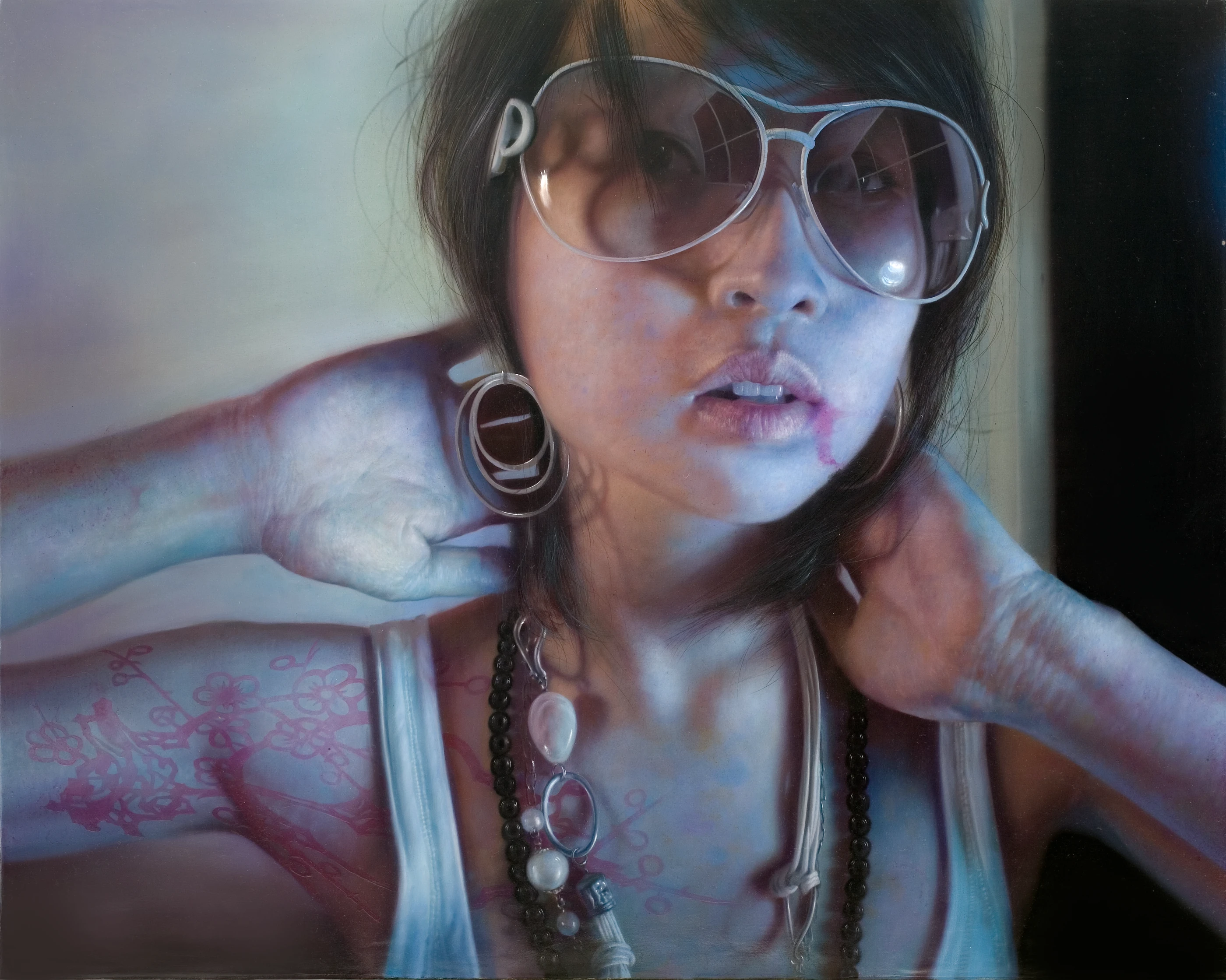 Journal of Strawberry Generation24 by Lo Chan Peng, Oil on canvas, 2009, 91 × 72.5 cm