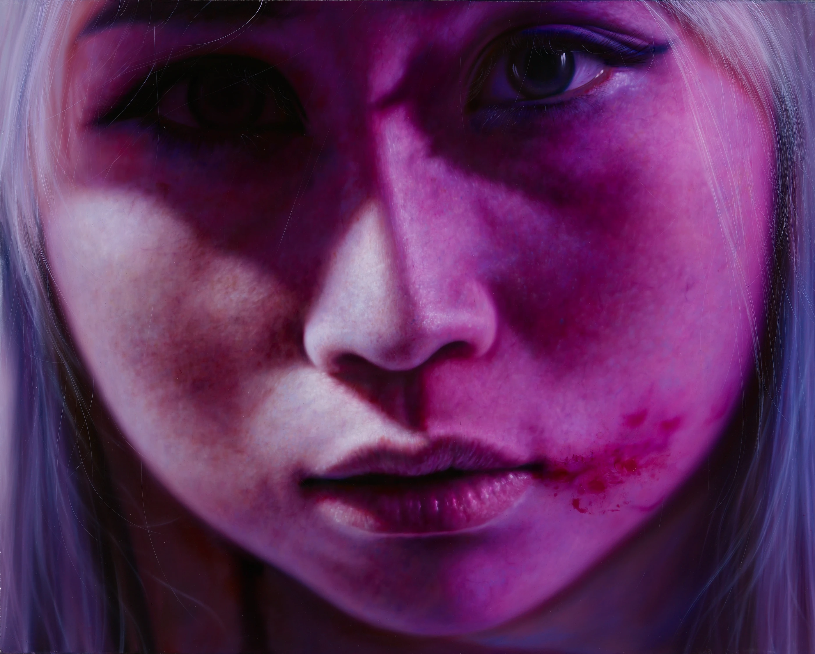 Journal of Strawberry Generation27 by Lo Chan Peng, Oil on canvas, 2009, 91 × 72.5 cm