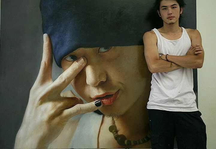 Journal of Strawberry Generation No.3 by Lo Chan Peng, Oil on canvas