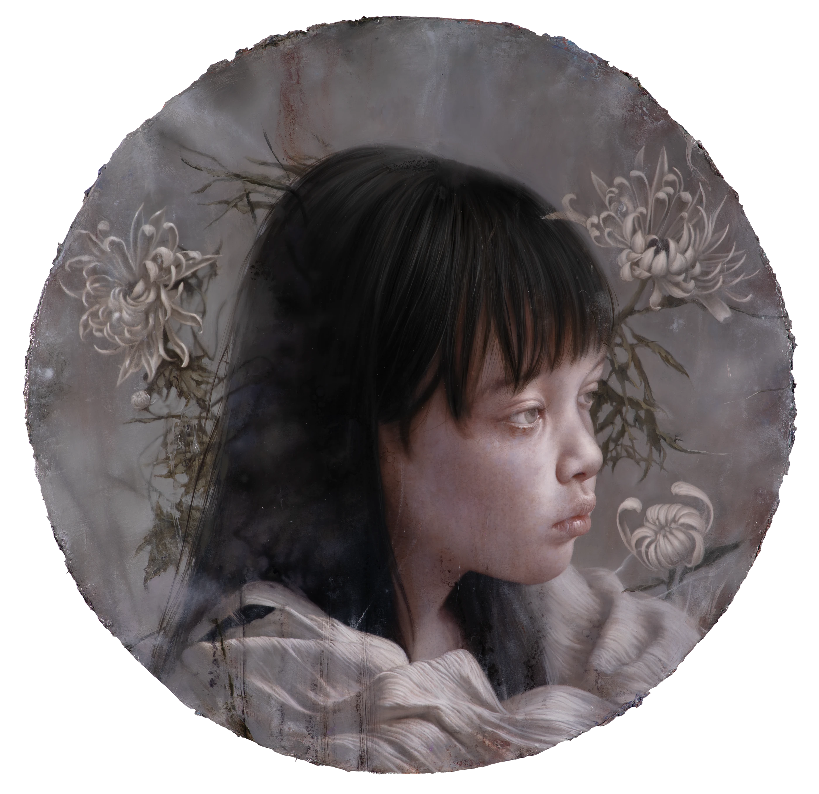 羅展鵬《隱藏著祕密的花園》,油彩、畫布,2020
