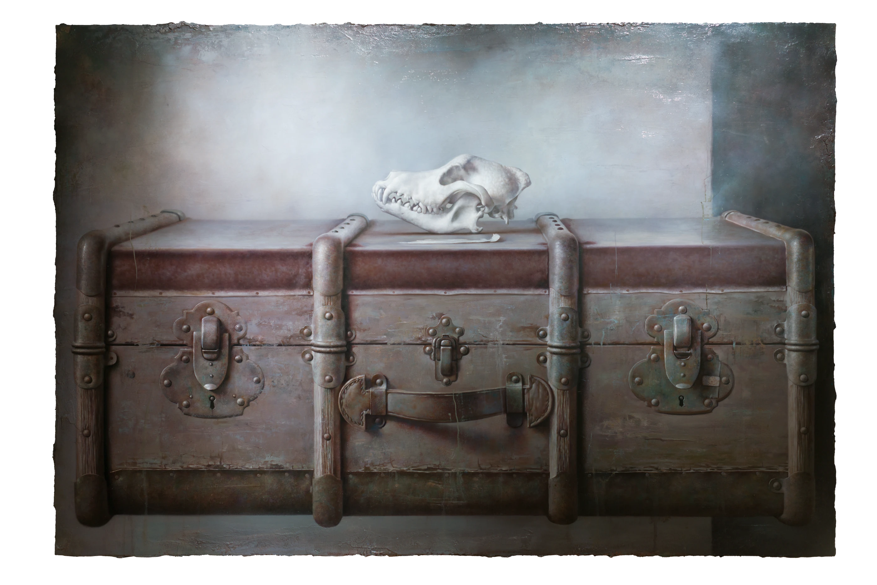 The Collection by Lo Chan Peng, Oil on canvas, 2020, 80 × 116.5 cm