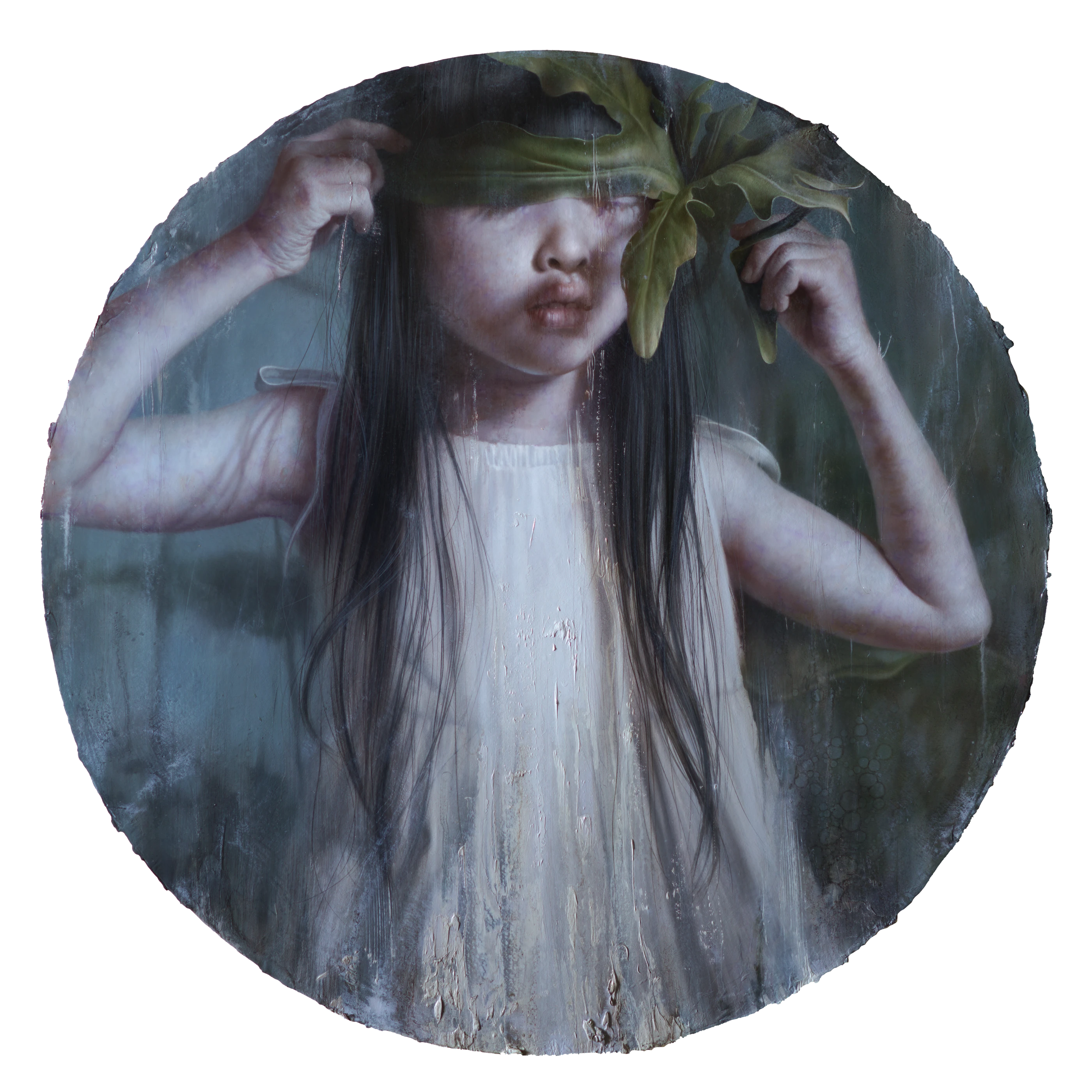羅展鵬《黑暗森林》,油彩、畫布,2019