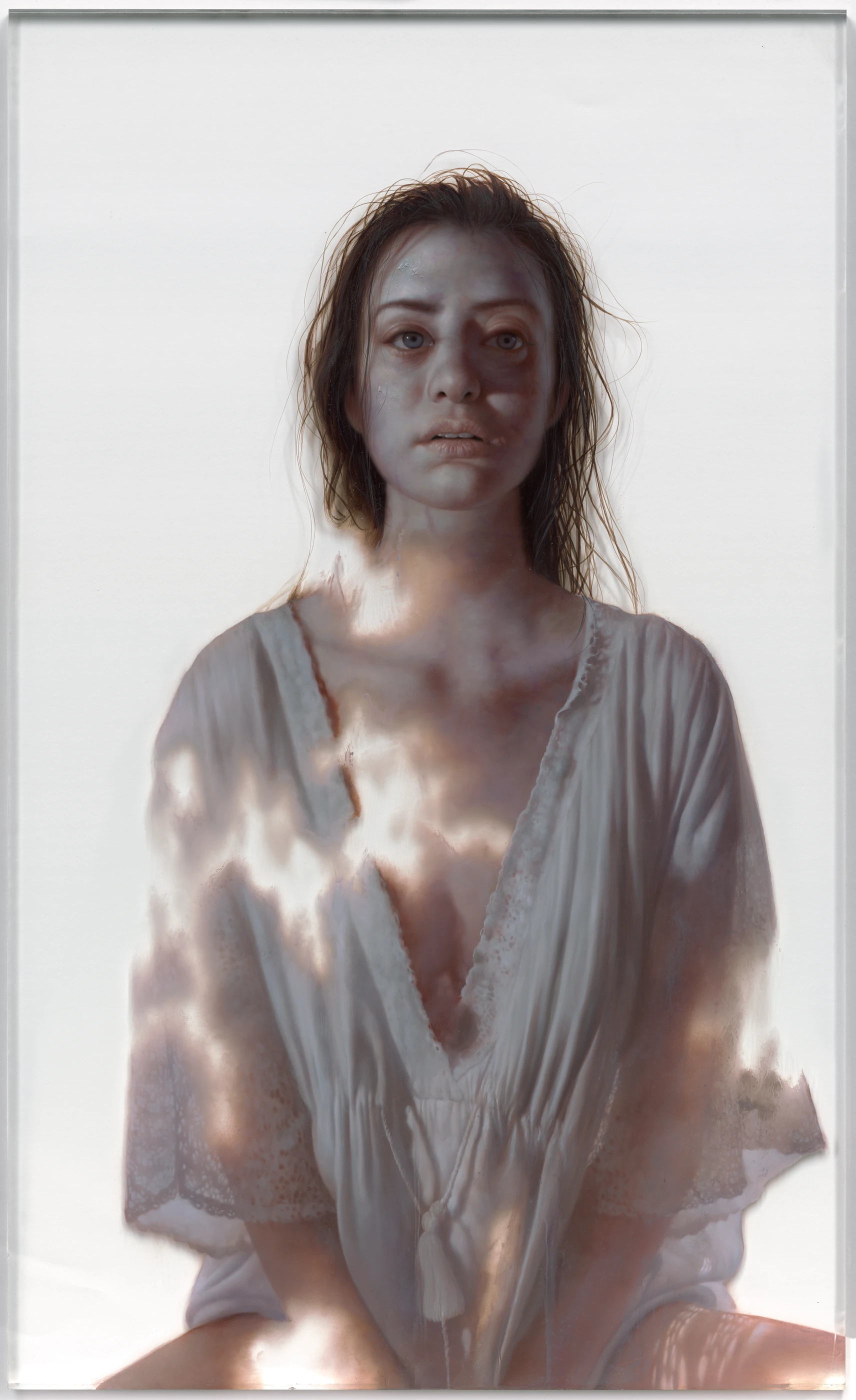 羅展鵬《靈魂》,油彩、壓克力板,2022,60 × 100 公分